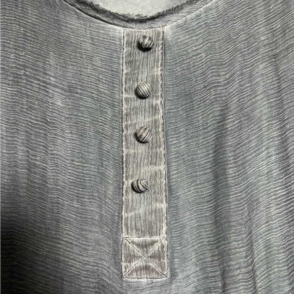 Soft Surroundings Charcoal Gray Silk Tank Dress w Embroidery and Viscose Liner - Picture 10 of 15